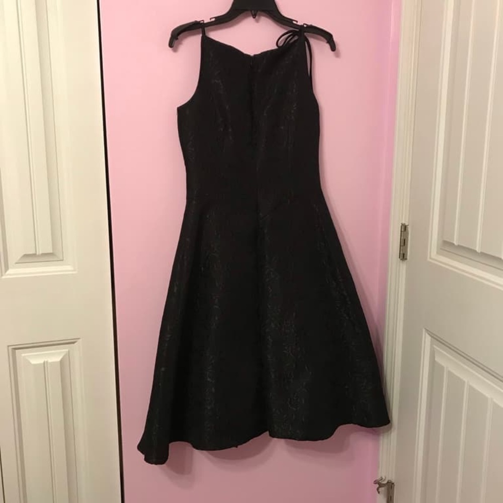 David Meister Black Lace Dress